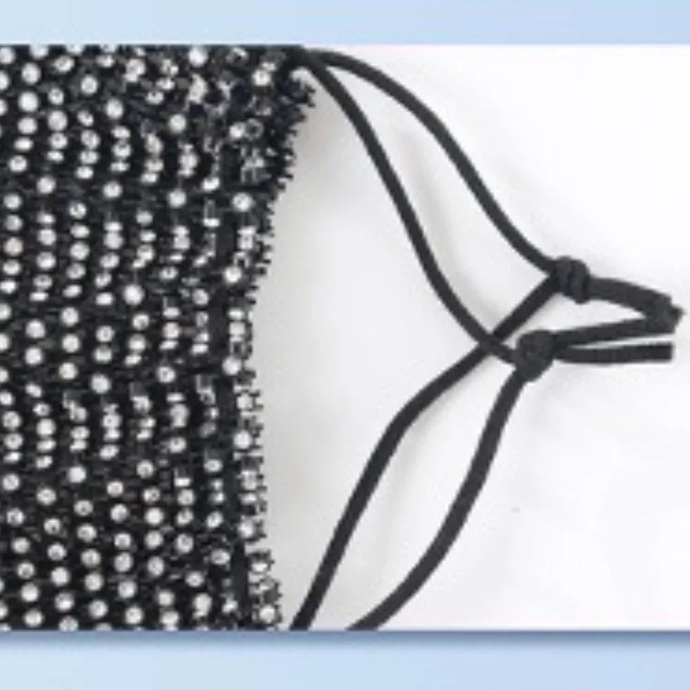 🌹 New 🌹 Fashion Rhinestone Face Masks, Bling Face Mask For Party